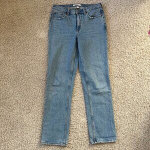 Abercrombie Straight Mid-Rise Curve Love Jeans Sz 27